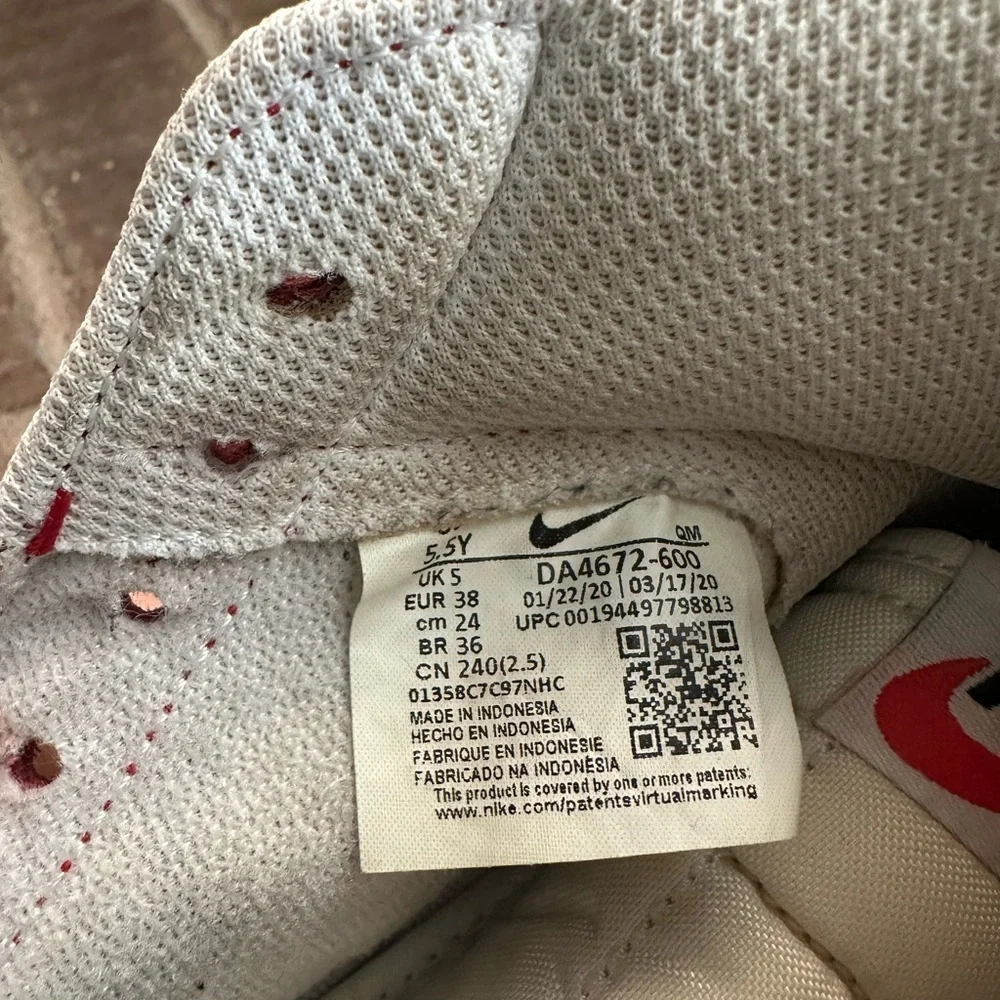 Red Suede Nike Blazers 5.5Y
